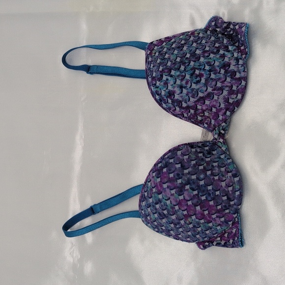Turquoise Padded Bra, 34A, By On Gossamer, Intimates, Bralette - Picture 8 of 10